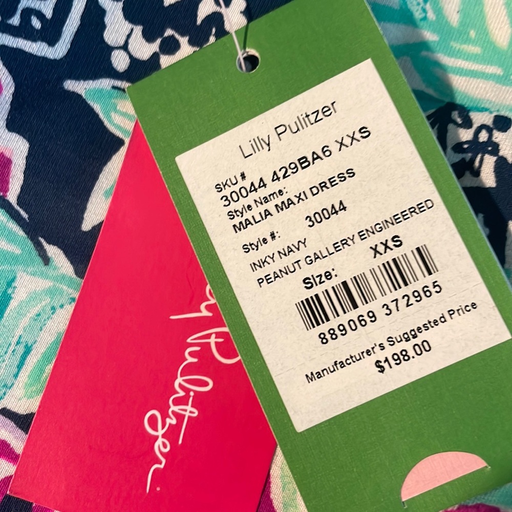 Beautiful and striking Lilly Pulitzer Malia Maxi Dress
